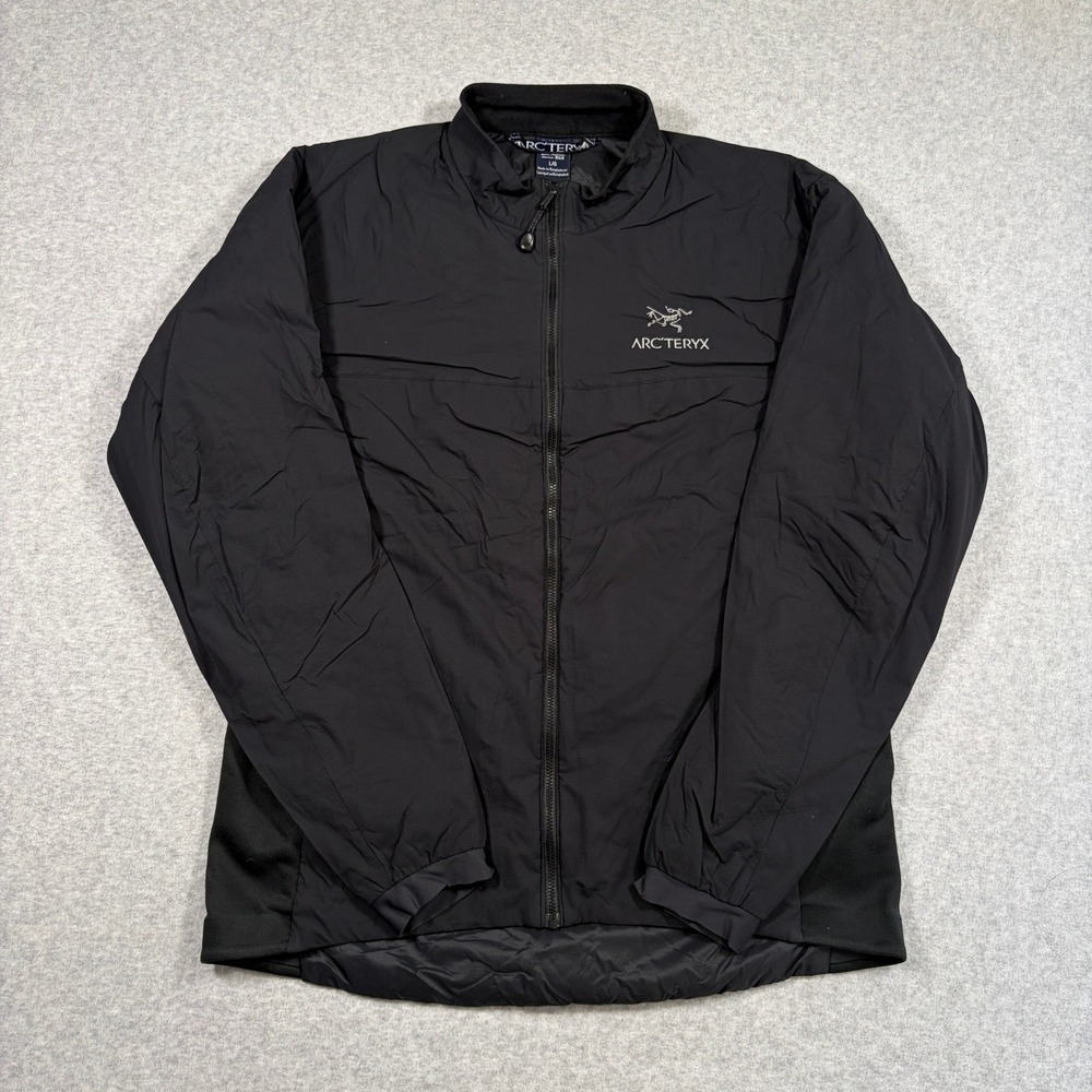 Arc'teryx Atom LT Jacket Men Large Black Full Zip Insulated Outdoor 10859-65370